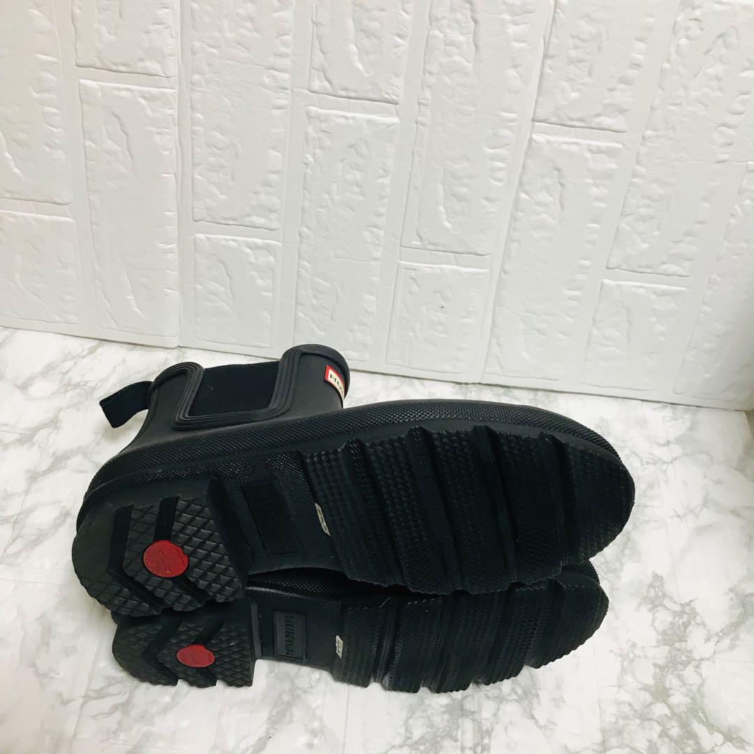 ✨美品✨HUNTER ハンター サイドゴア レインブーツ ブラック 27cm