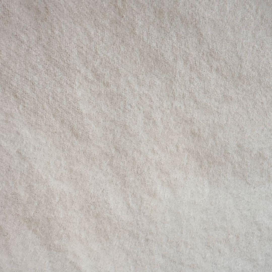 【未使用】シーバイクロエ　洗える♡カシミヤ100 % 大判ストール　ホワイト