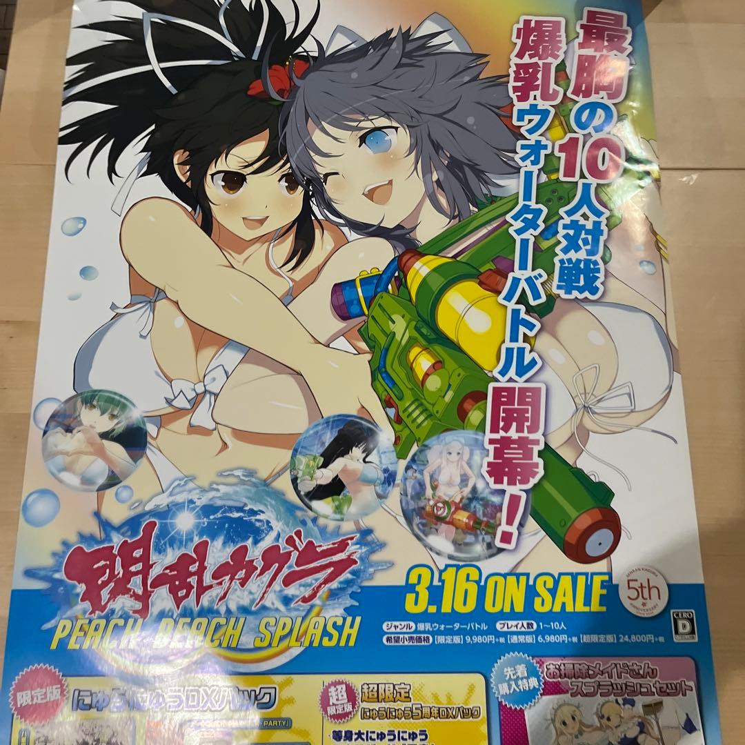 PS4 閃乱 カグラ ６非売品ゲームポスター