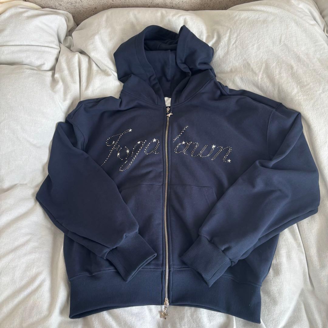 MUSINSA FOGDAWN ネイビーフーディ