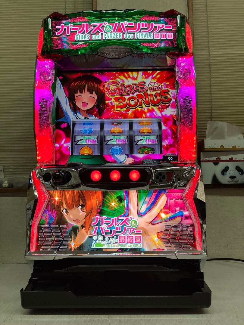 売約済み　パチスロ実機　Lガールズ＆パンツァー最終章H1　スマスロユニット付き