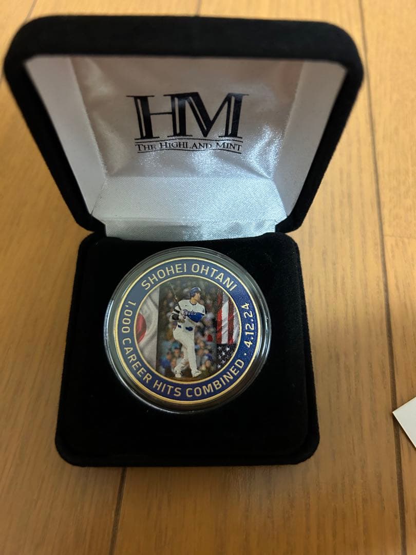 MLB ドジャース 大谷翔平 日米通算1000本安打記念ゴールド