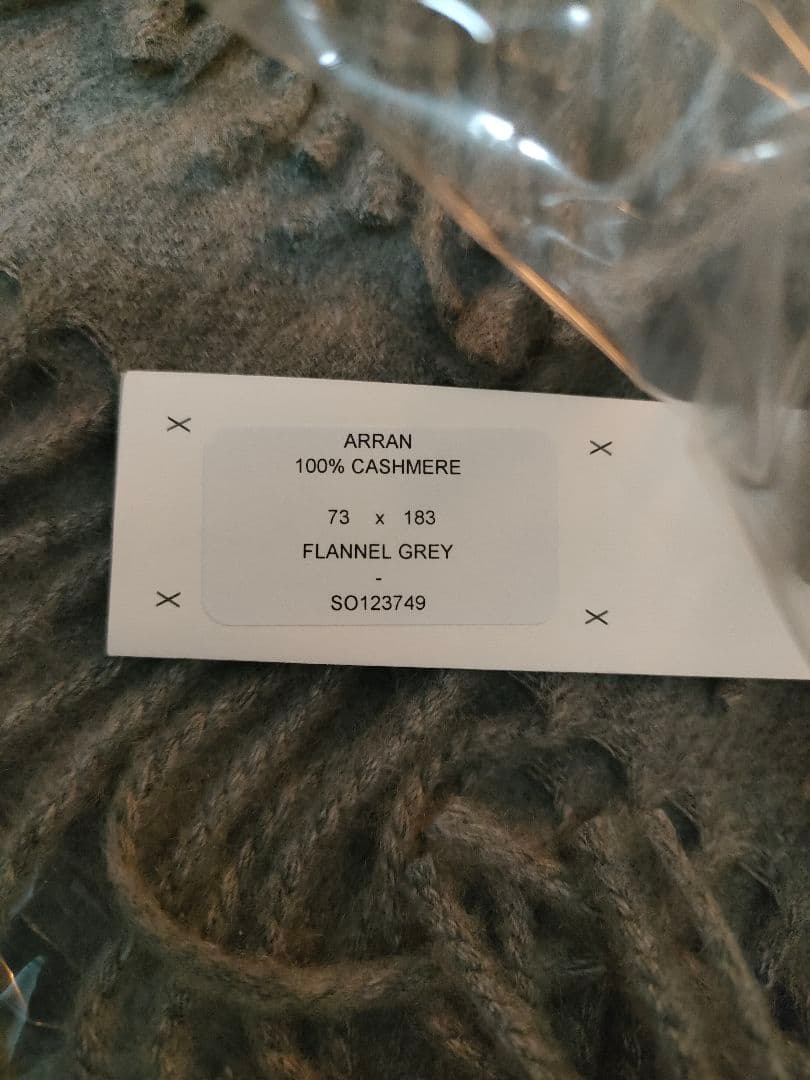 新品タグ付き　ベグアンドコー　カシミヤストール