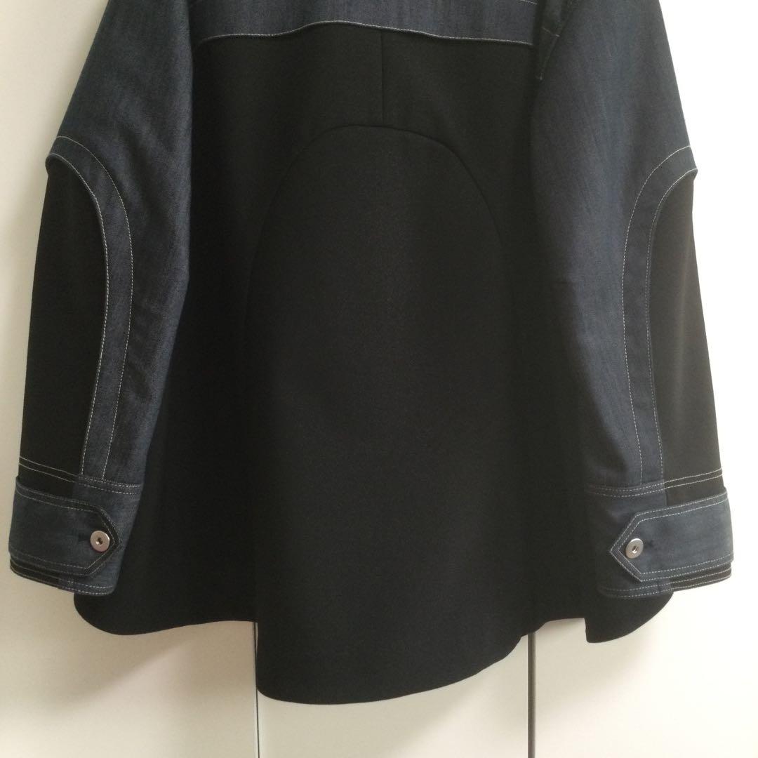 【未使用タグ付き】UN3D. デニムディテール ドッキングテントコート 36