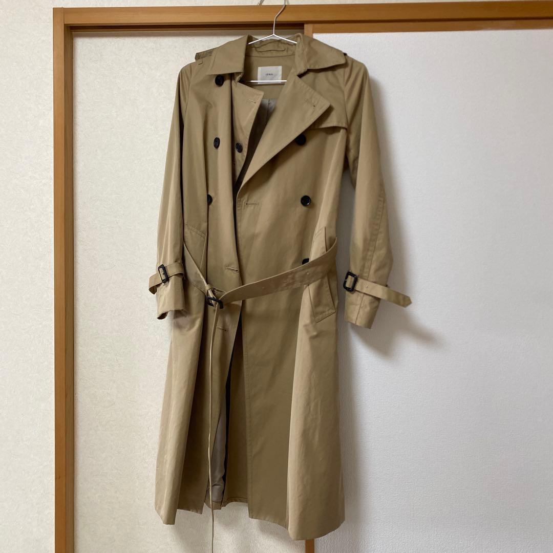 【定価5.2万】新品タグ付きIENAイエナハイカウントギャバトレンチコート