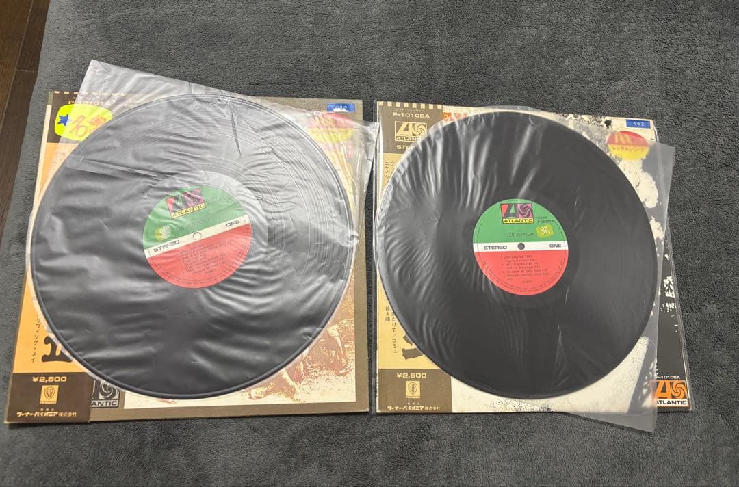Led Zeppelin I II セット 国内盤 帯付　LP レコード