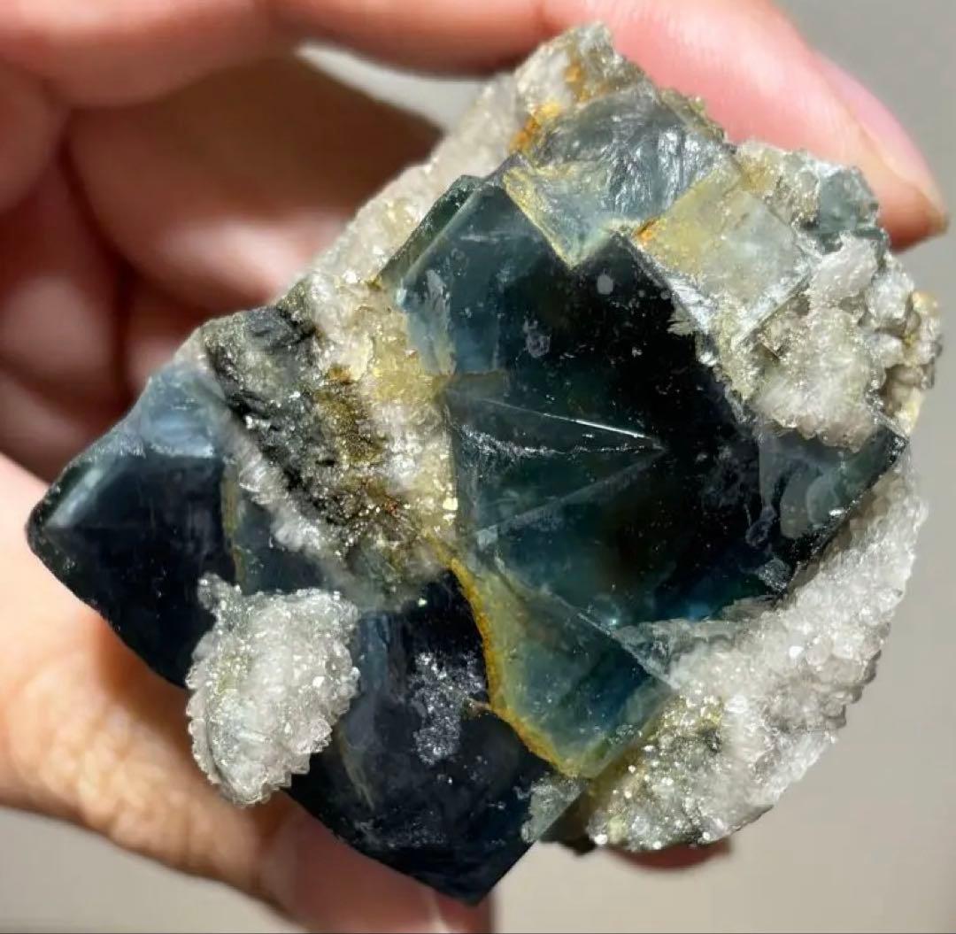 湖南省　パープルグリーンフローライト