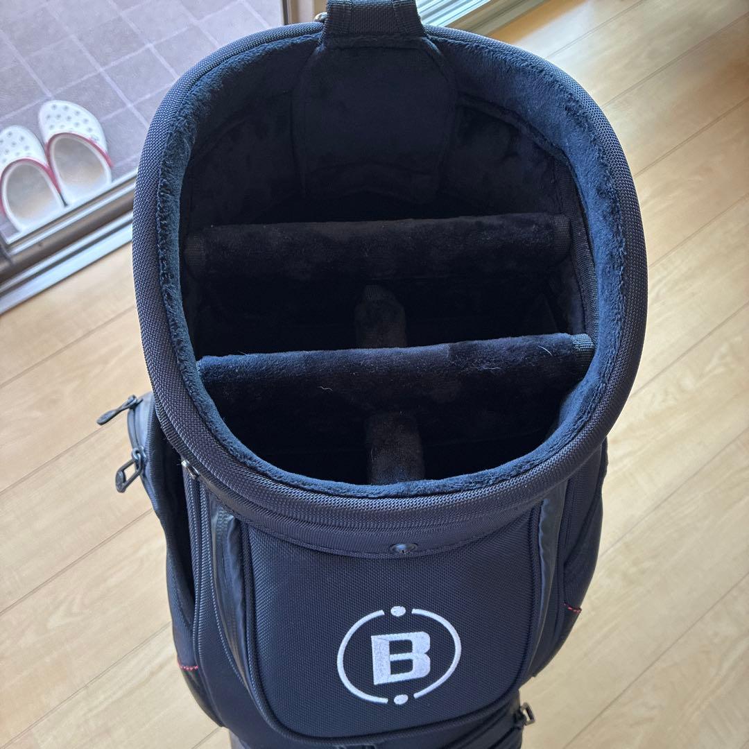 BRIEFING ブラック キャディバッグCR-3 ヘッド、アイアンカバー