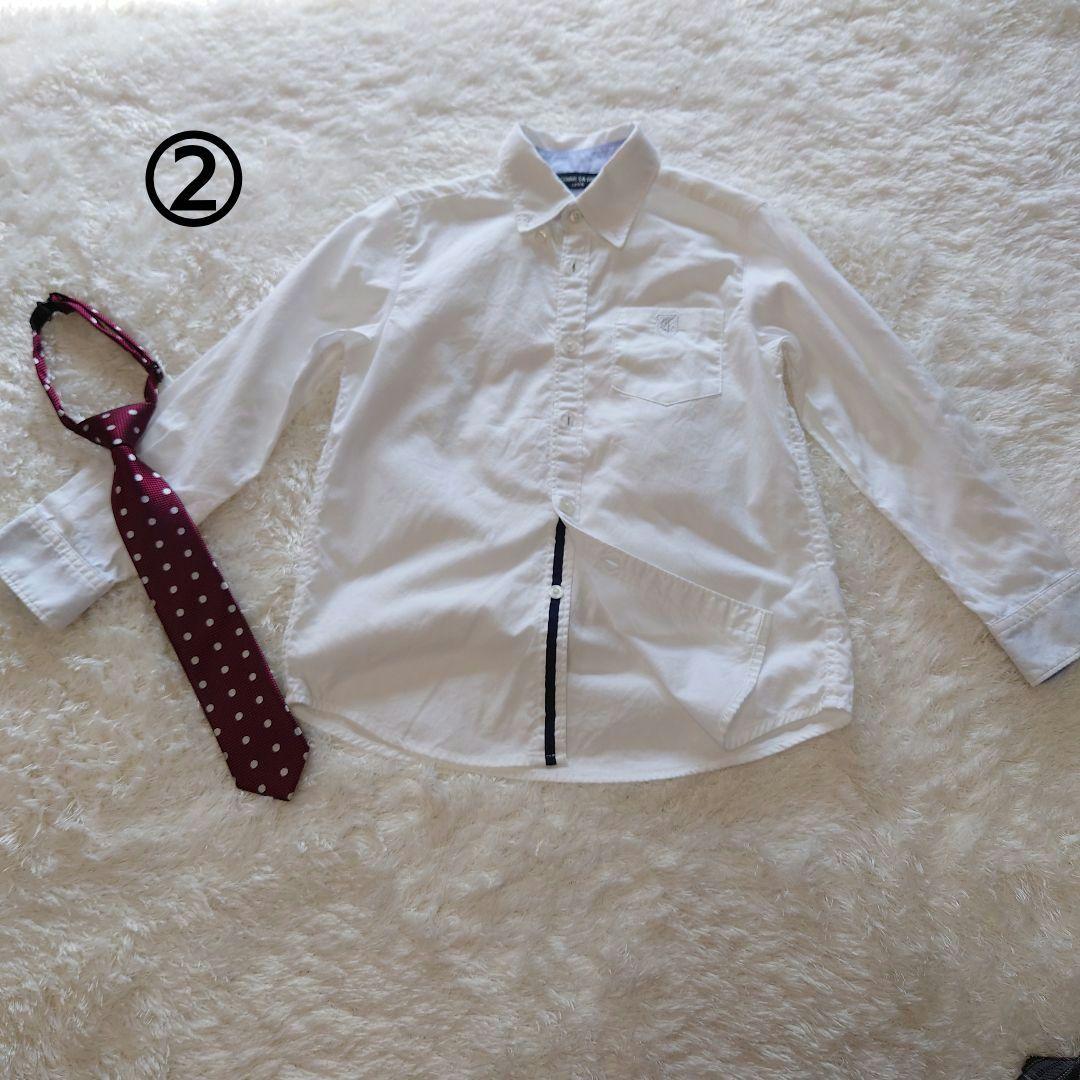 120〜130cm 卒園 入学 フォーマルスーツ8点セット コムサ バーバリー