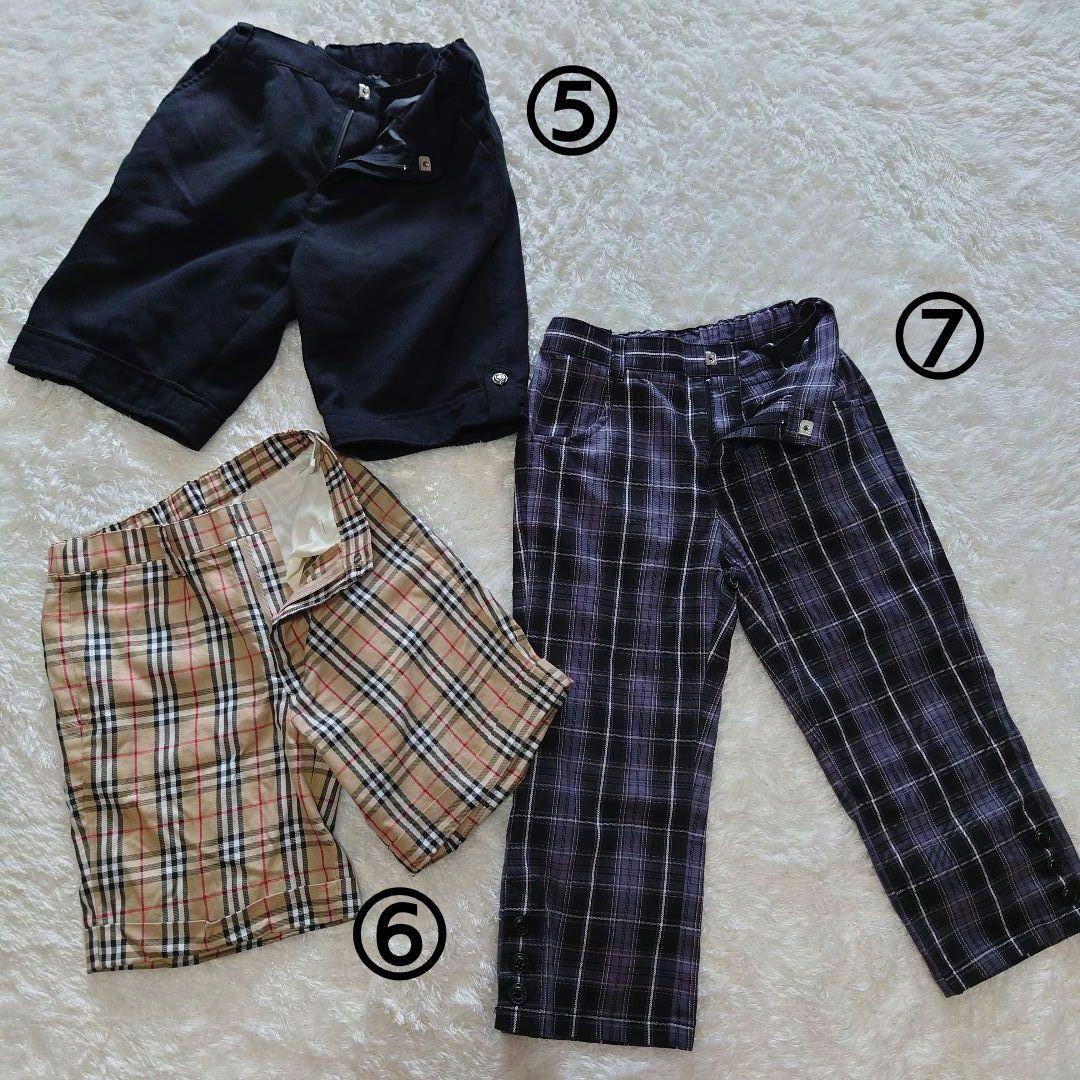 120〜130cm 卒園 入学 フォーマルスーツ8点セット コムサ バーバリー