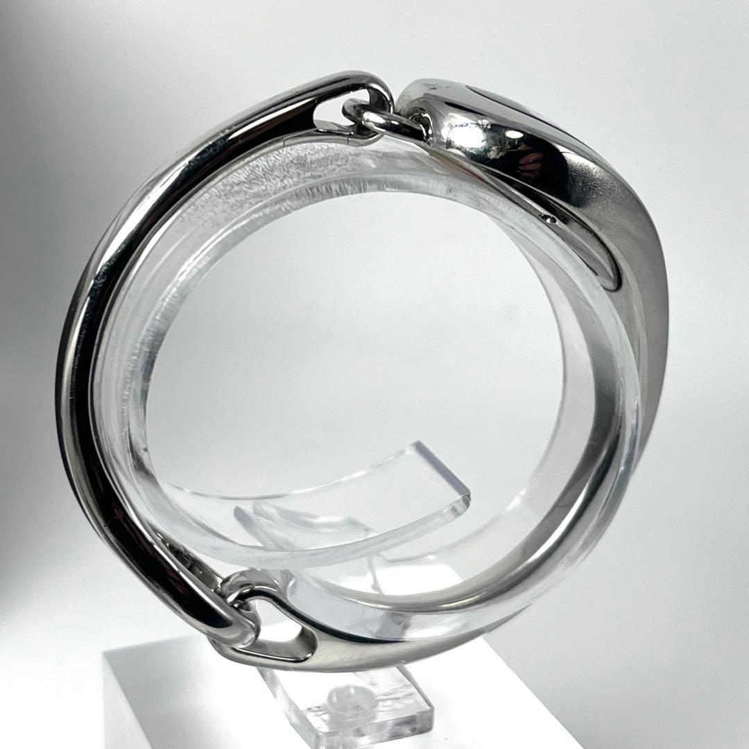 【新品電池/稼働品】グッチ 103 バングルウォッチ ホースビット 付属品完備