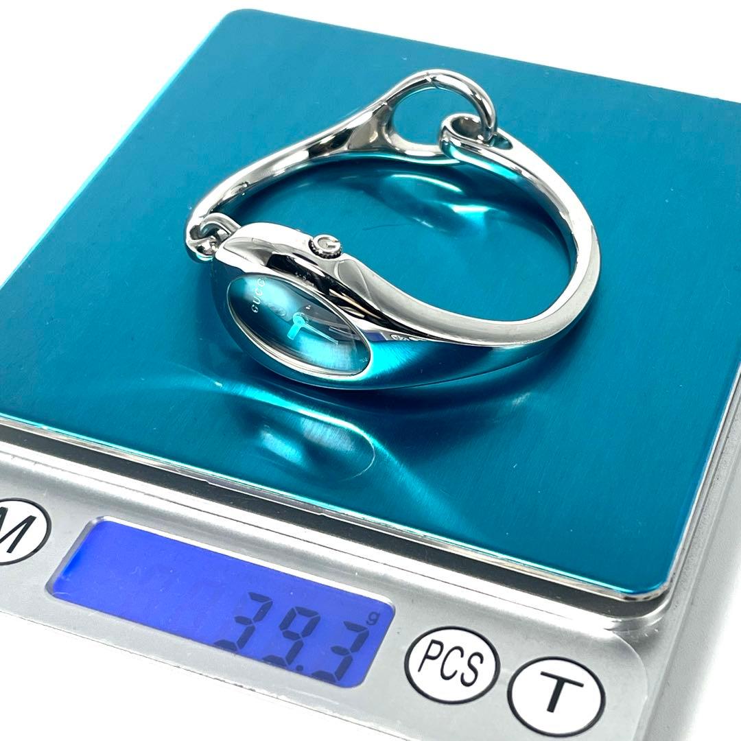 【新品電池/稼働品】グッチ 103 バングルウォッチ ホースビット 付属品完備