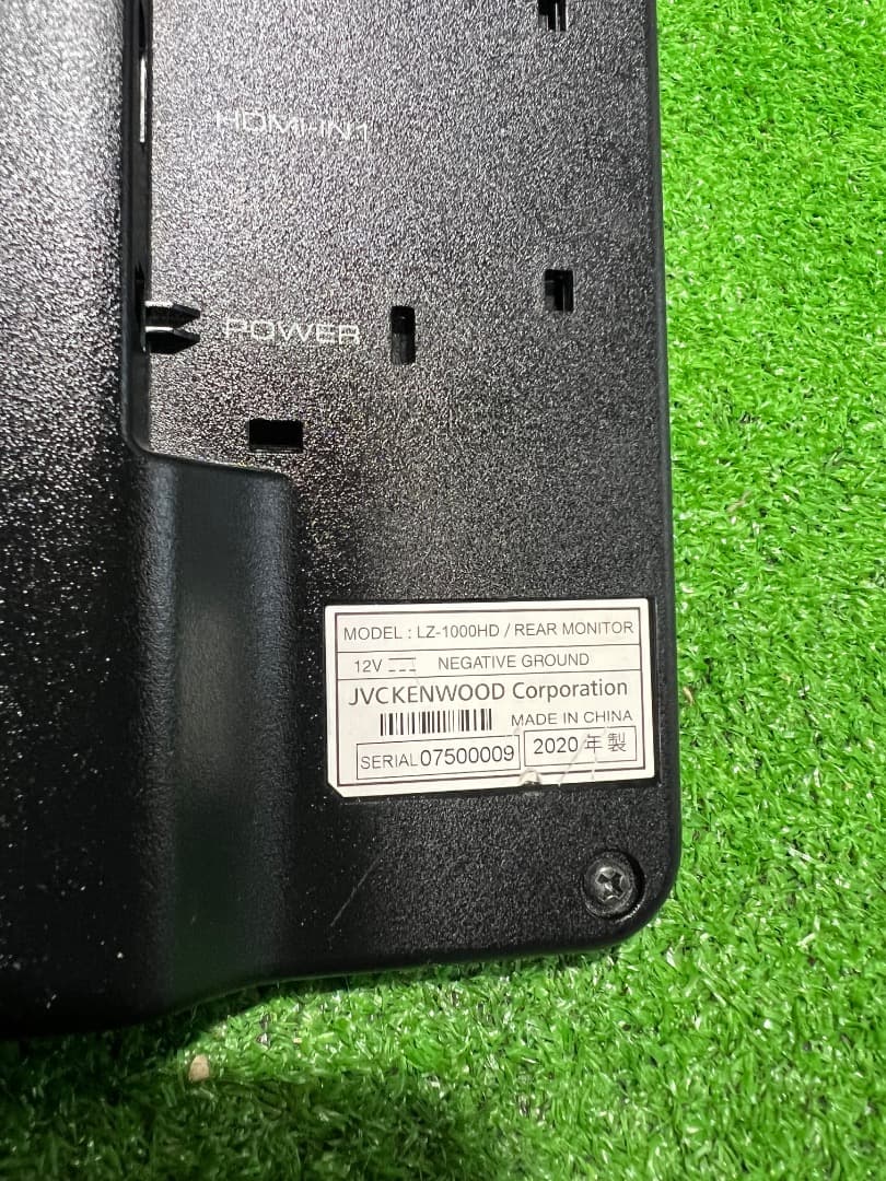 ケンウッド　LZ-1000HD HDMI リアモニター　10.1V型
