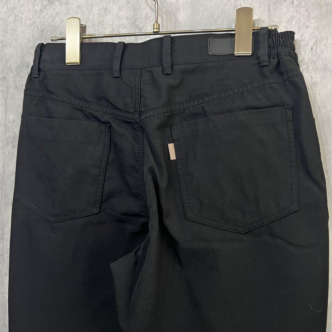 【新品定価2.6万】ESTNATION　5POCKET ブラック イージーパンツ