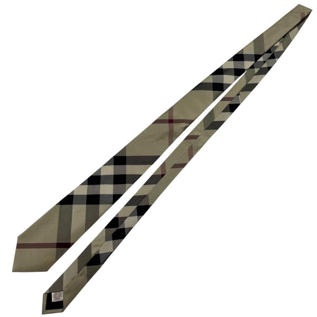 BURBERRY LONDON バーバリー シルク ネクタイ チェック 未使用品