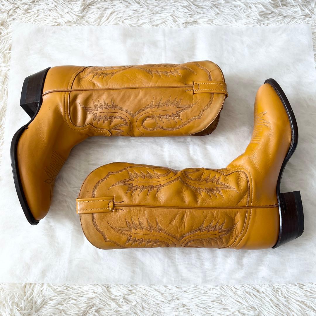 ⭐️未使用品⭐️　TonyLama　トニーラマ　ウエスタンブーツ　キャメル