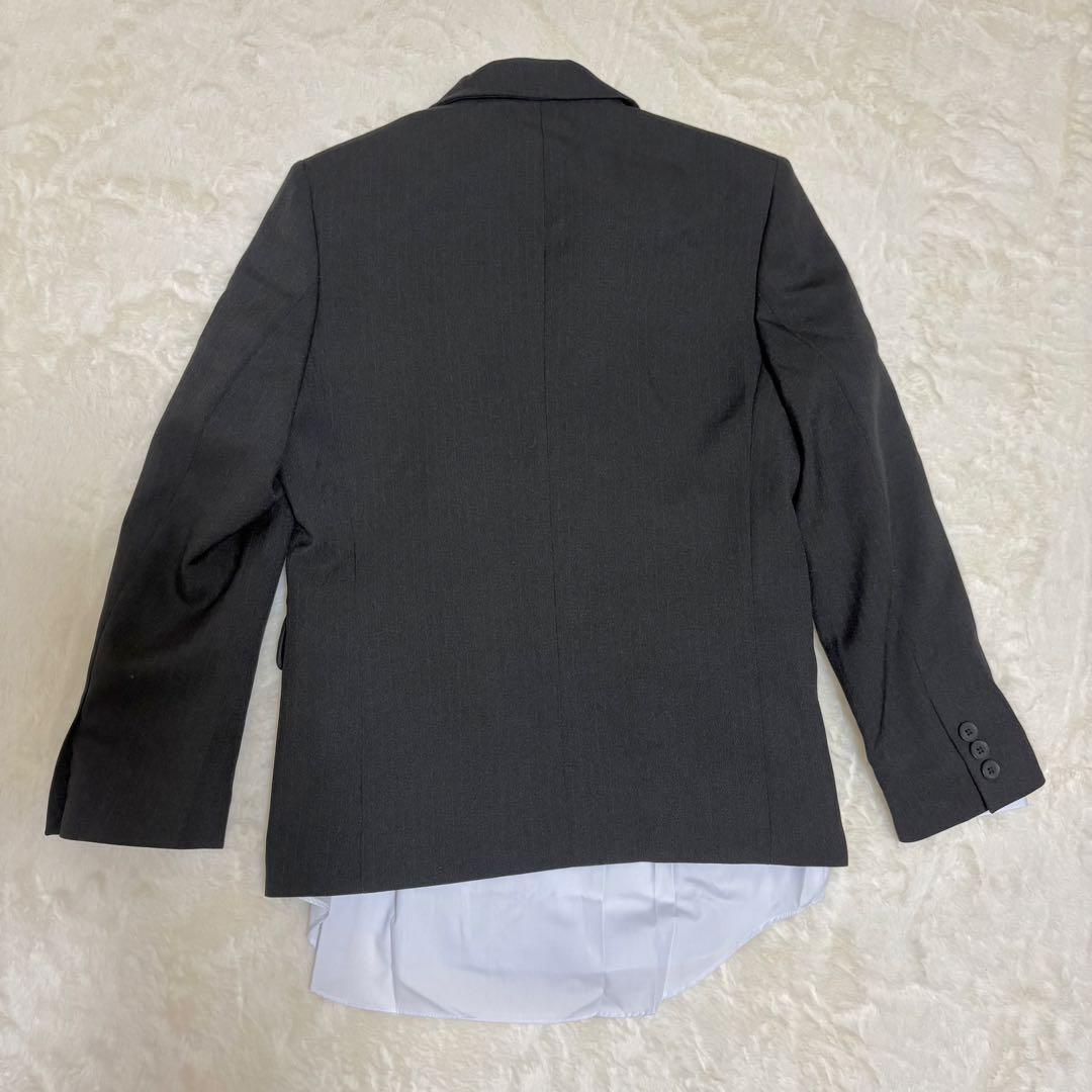 オリバーハウス 黒ストライプ 男児150 セレモニースーツ 5点セット 卒入学式