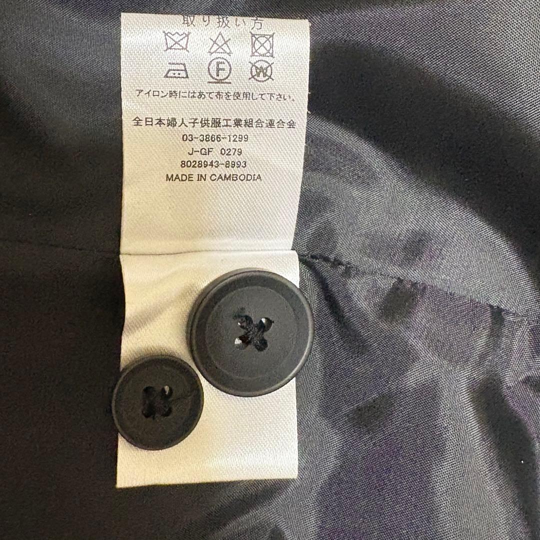 オリバーハウス 黒ストライプ 男児150 セレモニースーツ 5点セット 卒入学式