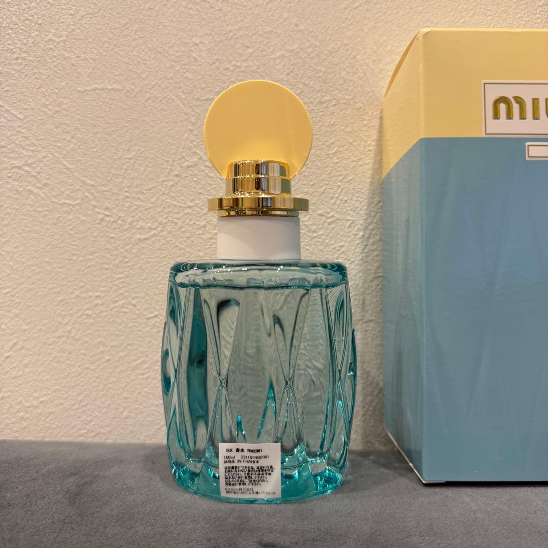 Miu Miu 香水 100ml ローブルー　オードパルファム　ボックス入り