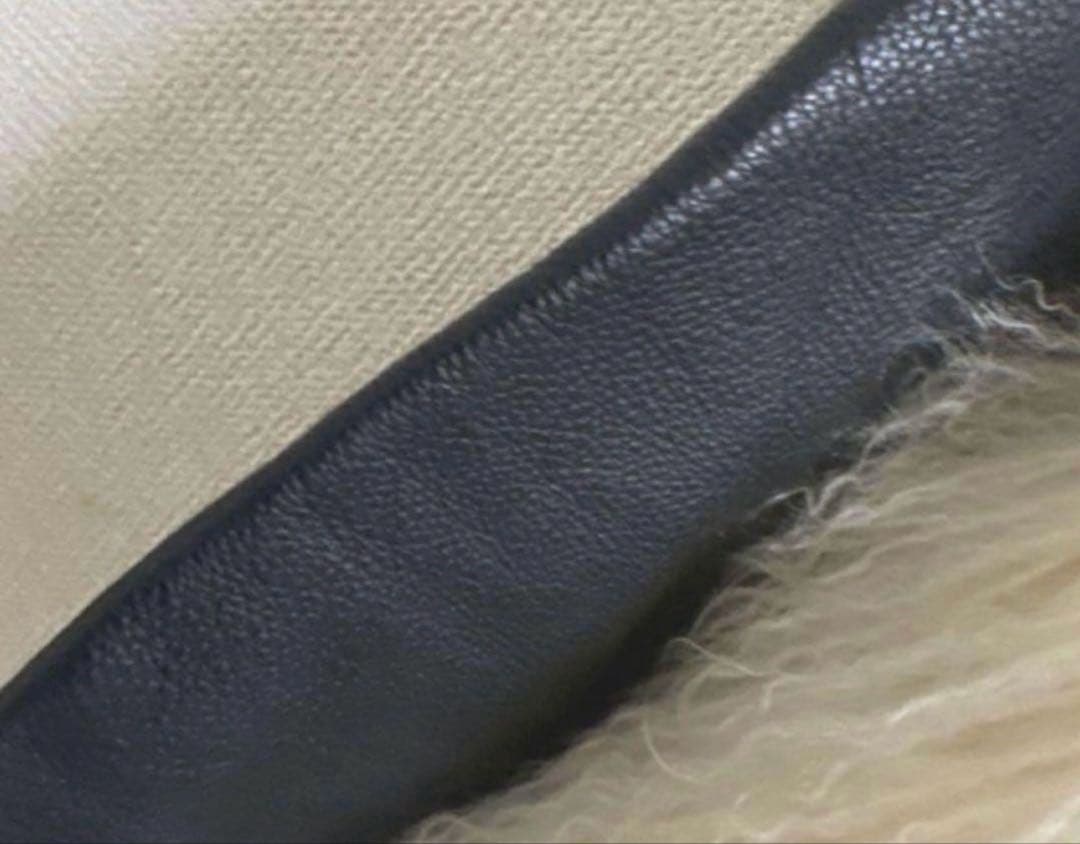 ダブルスタンダード　レザー×チベットラムファー　ジャケット