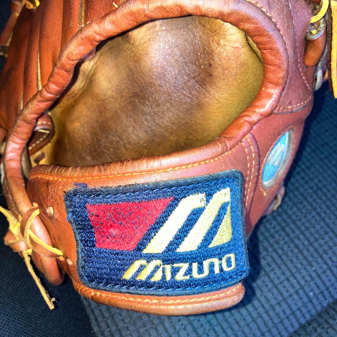 ミズノ　ワールドウィン　投手用グローブ　ブラウン　オールメンテナンス済