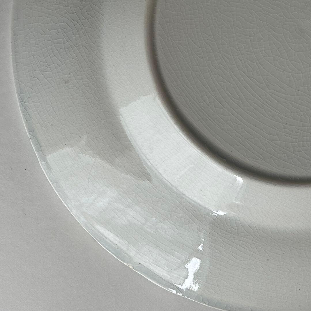 フランスアンティーク ジアン　マリーアントワネット　スーププレート