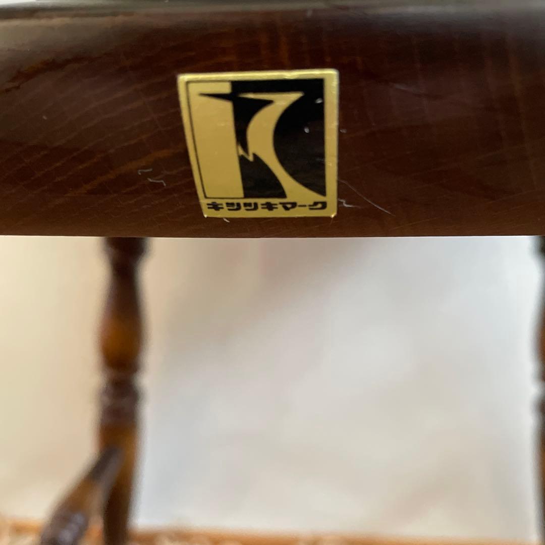 ④【美品】キツツキ 飛騨産業 ダイニングチェア　ウィンザーチェア　コムバック