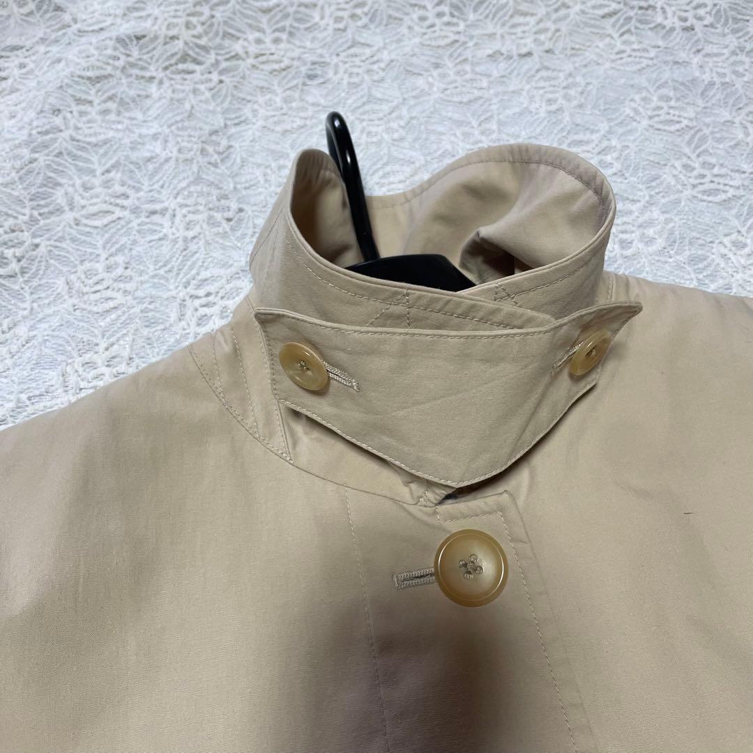 【極美品】マーガレットハウエル☆ライナー付ステンカラーコート★ミドル丈☆S