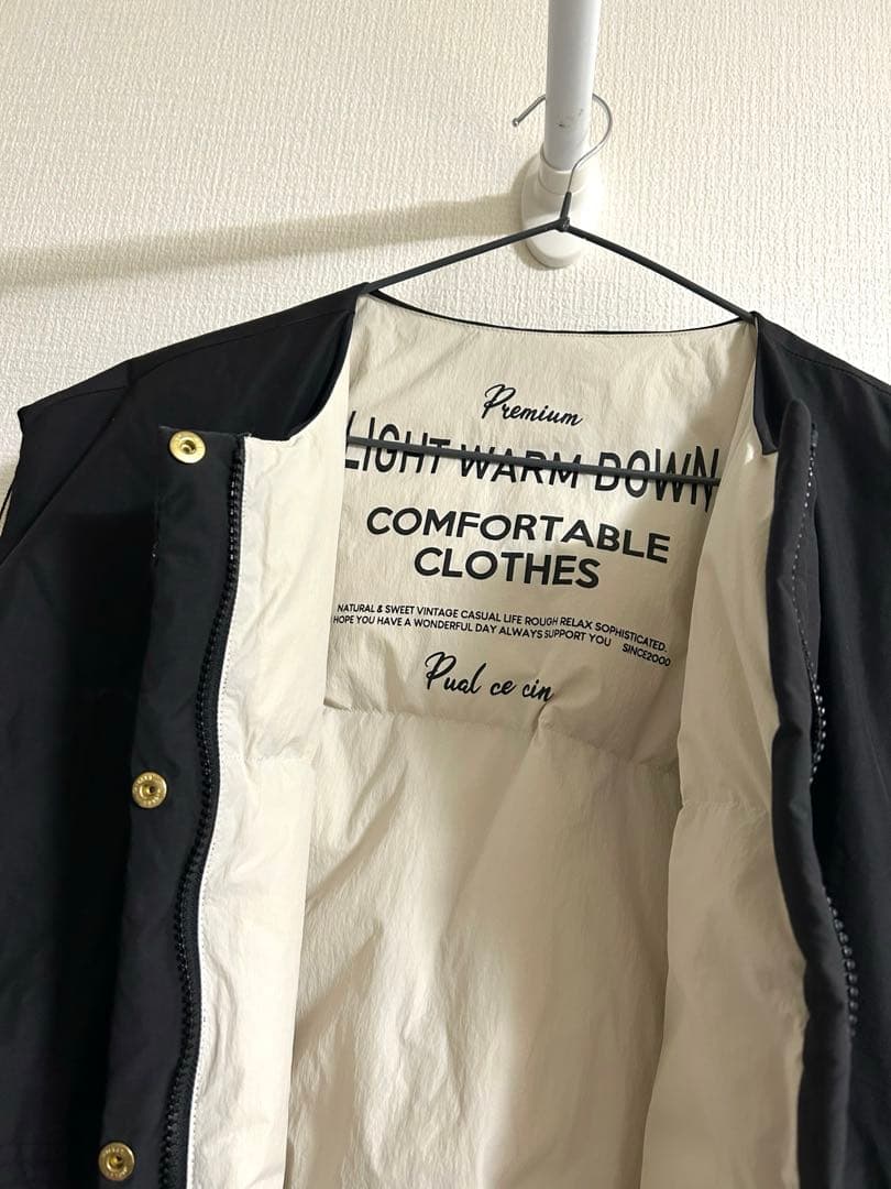 ピュアルセシン　バルーンシルエットダウンベスト