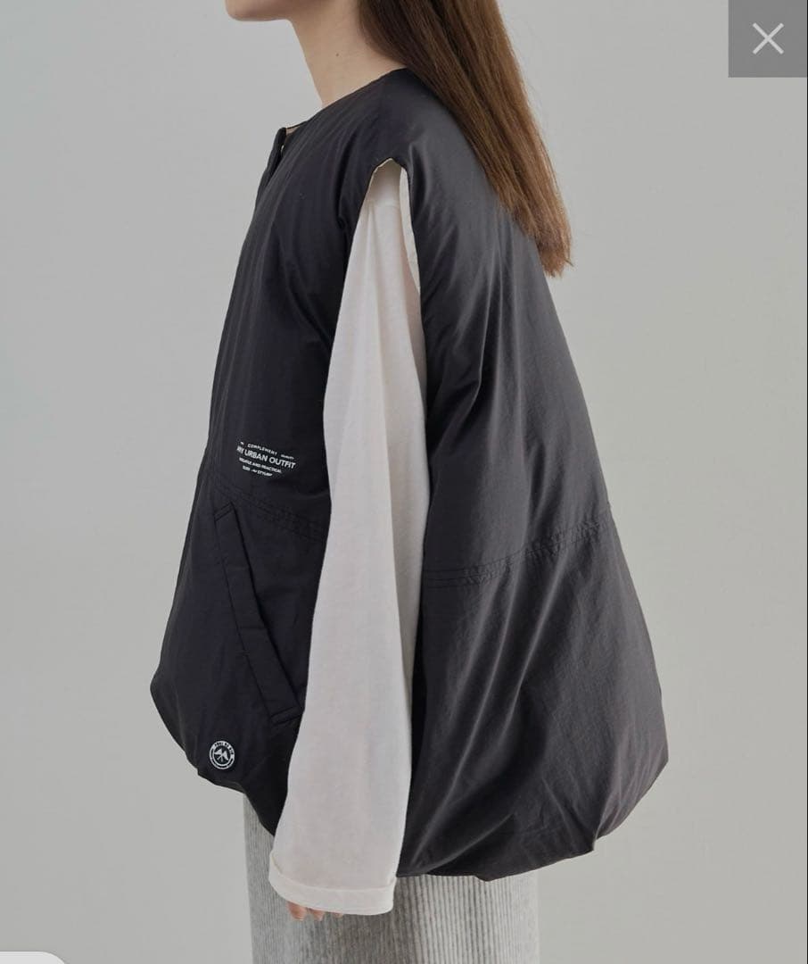 ピュアルセシン　バルーンシルエットダウンベスト