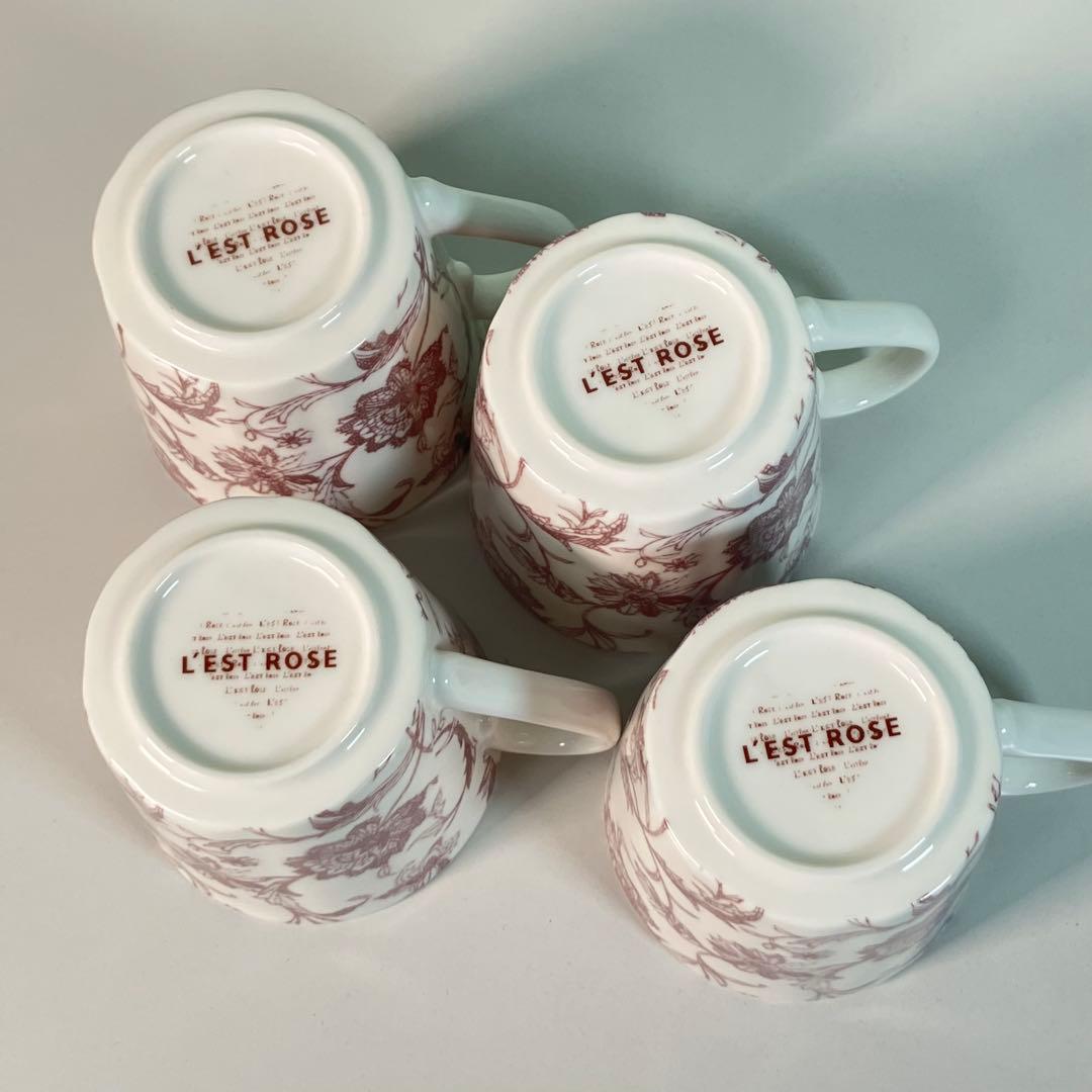 レストローズ　カップ&プレート　食器8個セット✨