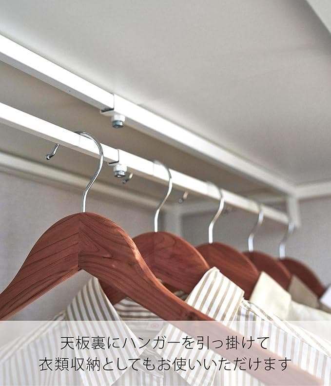 山崎実業(Yamazaki) 伸縮キャリーケース上ラック ホワイト