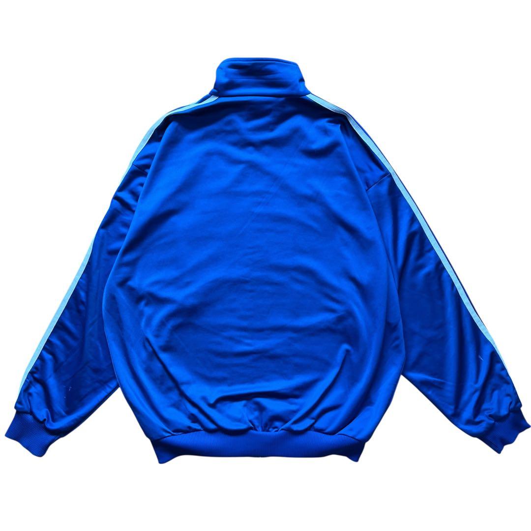 【人気モデル】adidas トラックジャケット ブルー XL 80s 青