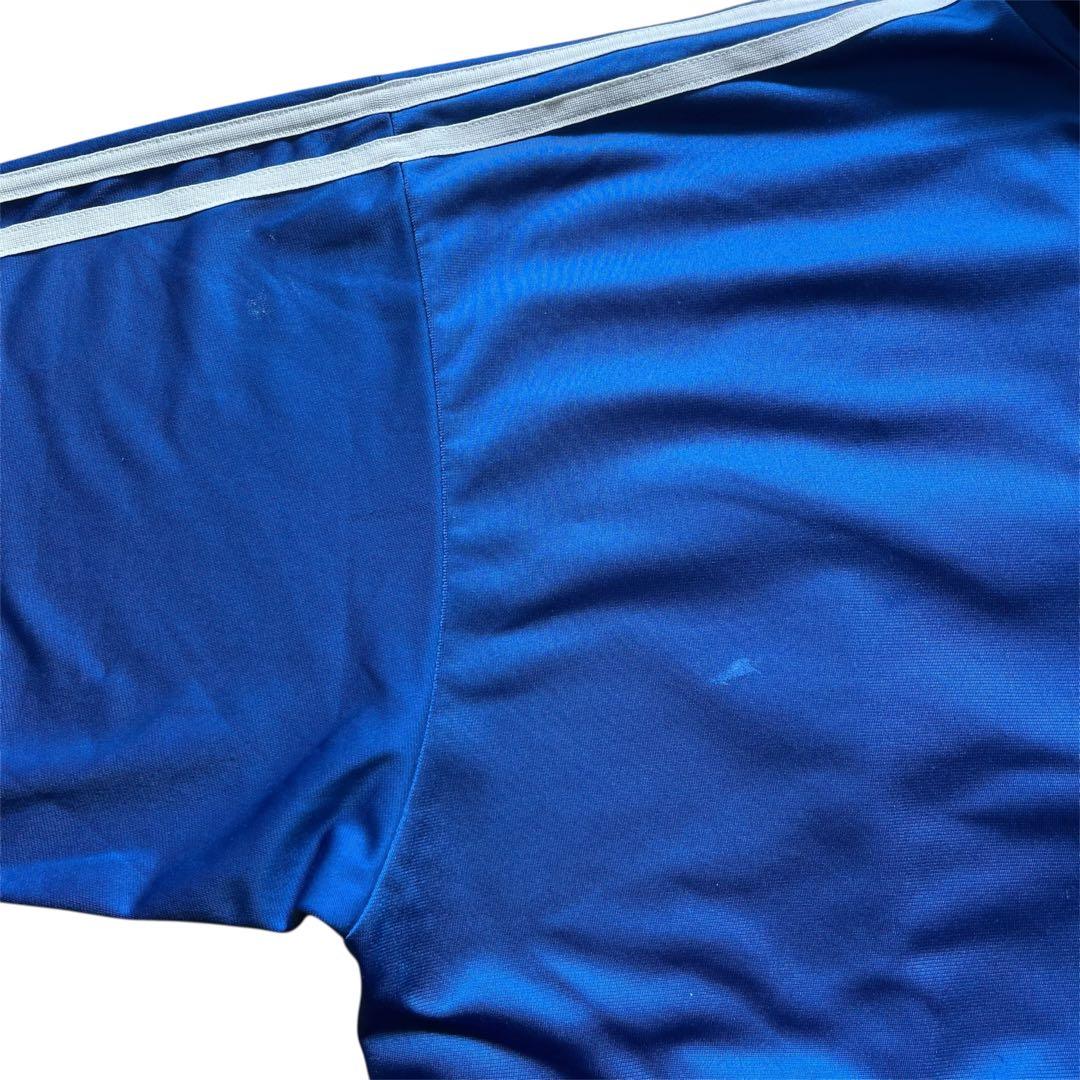 【人気モデル】adidas トラックジャケット ブルー XL 80s 青