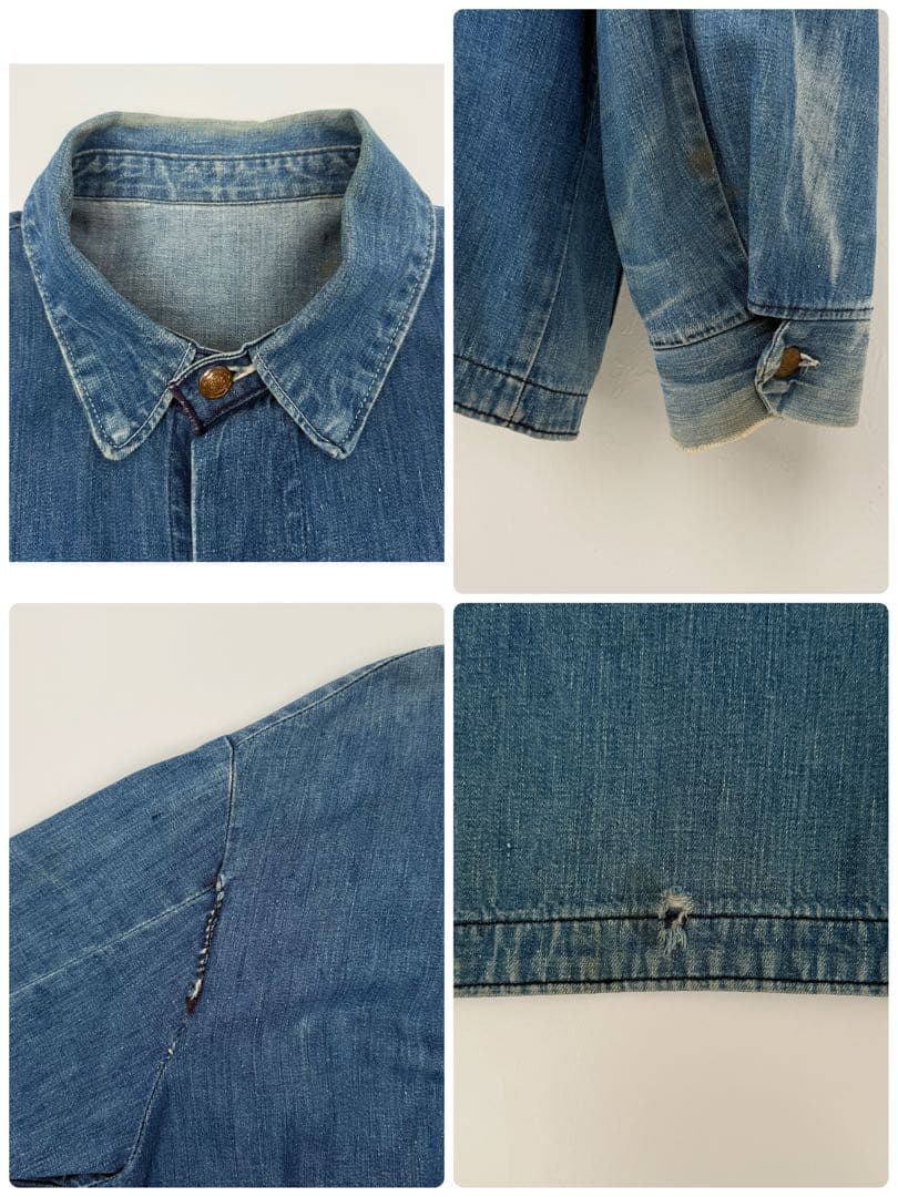 60s ビンテージ デニム カバーオール BLUE BELL ブルーベル 70s