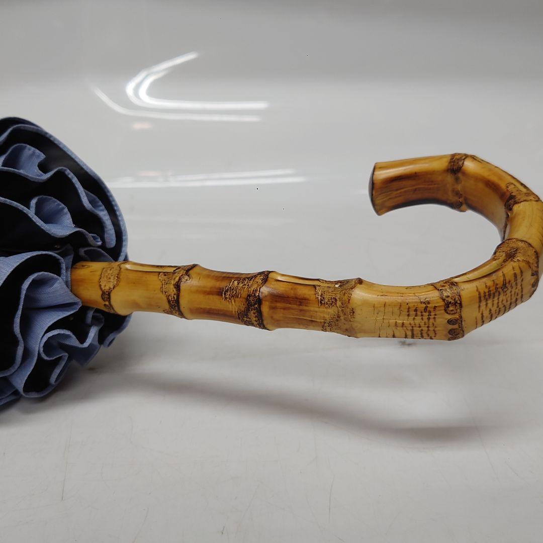 サンバリア100　フリル　フロスト　Mサイズ　 日傘　完全遮光