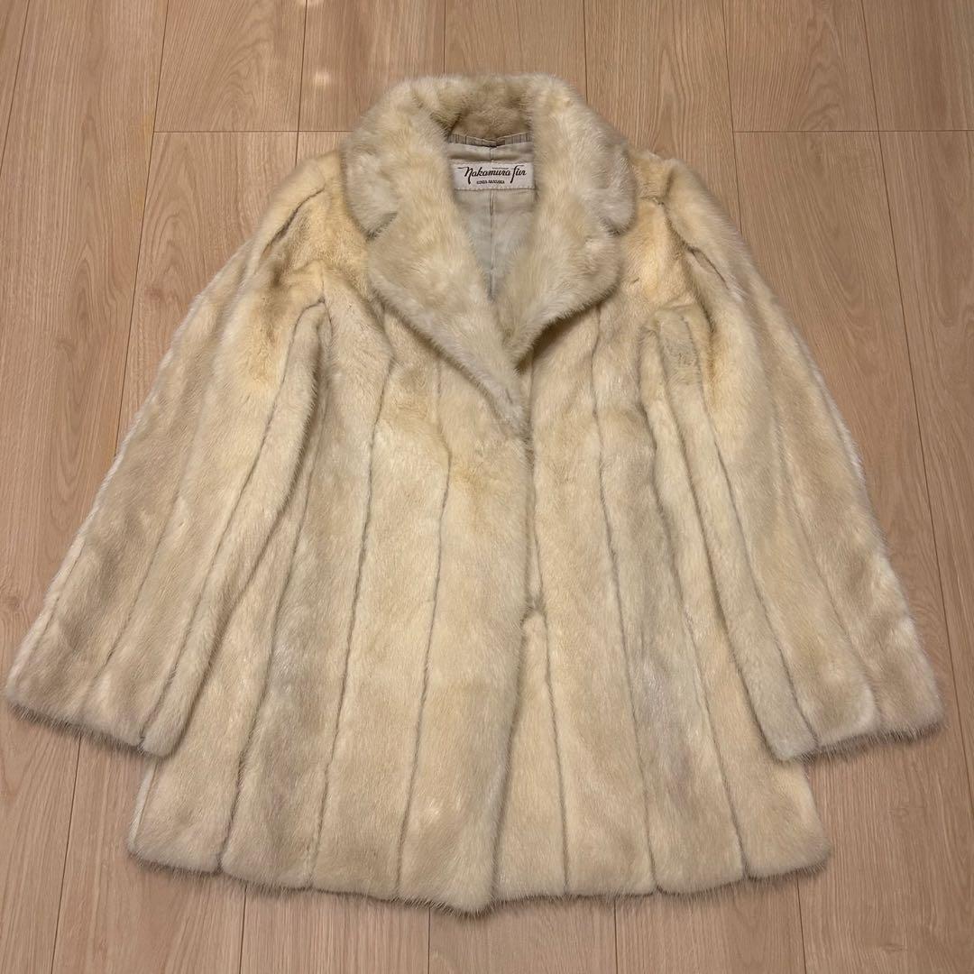 【レア品】高級毛皮Nakamura Fur 大きいサイズ サファイアミンク R