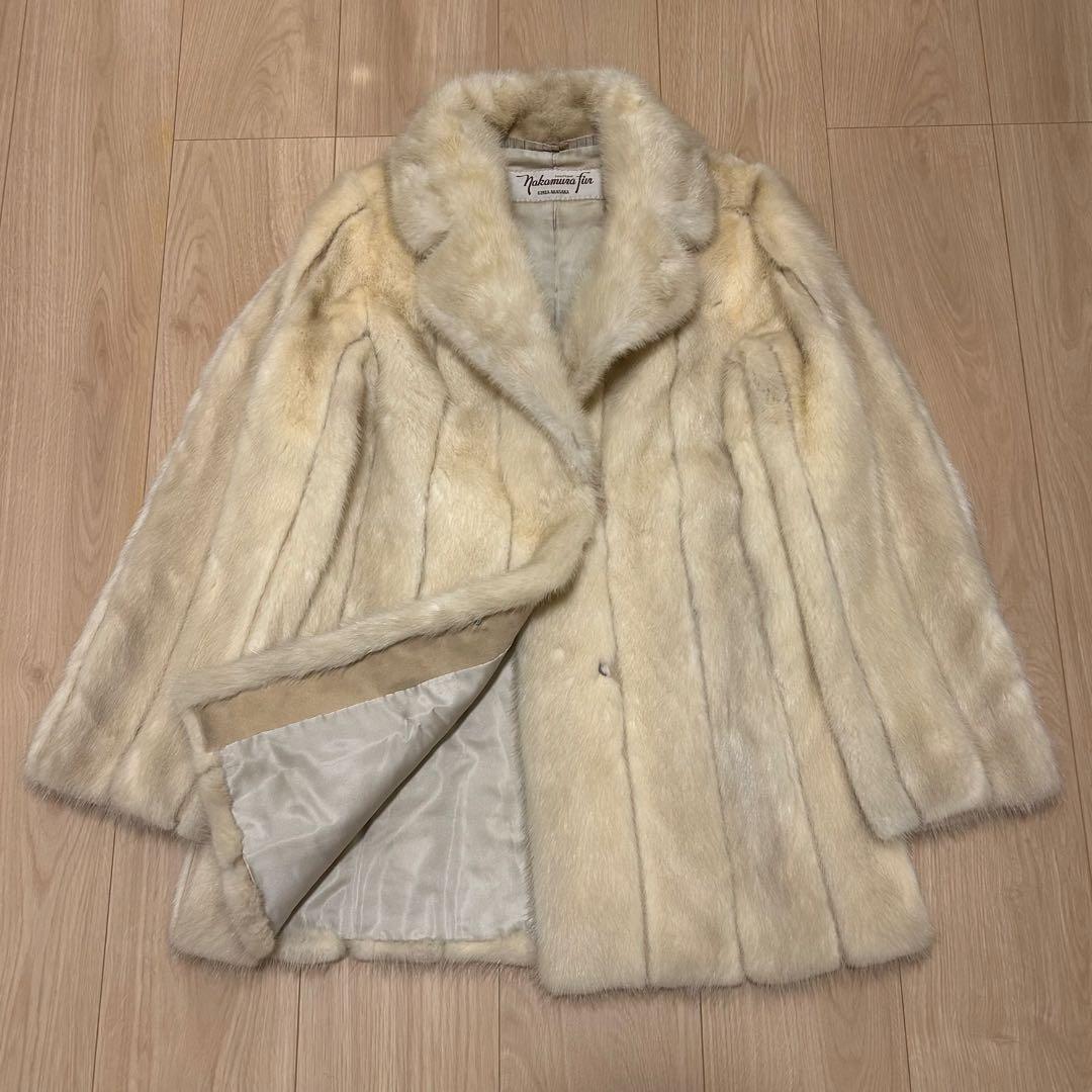 【レア品】高級毛皮Nakamura Fur 大きいサイズ サファイアミンク R