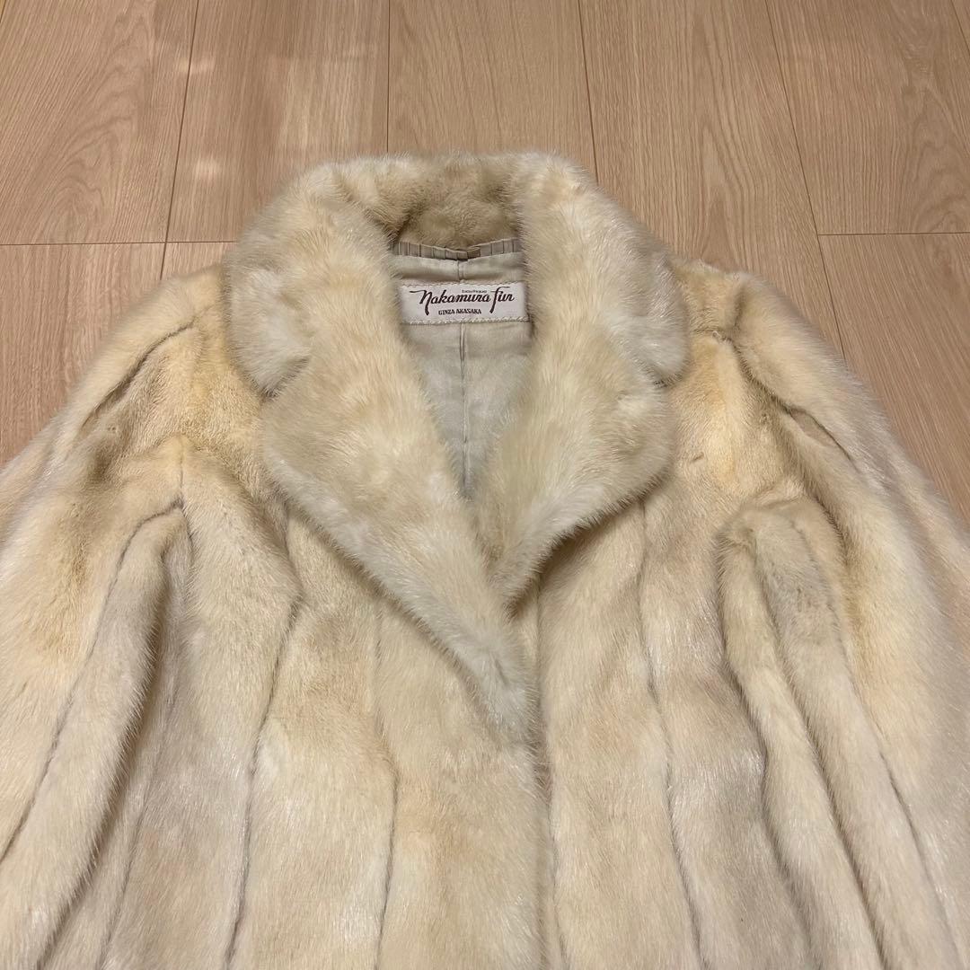 【レア品】高級毛皮Nakamura Fur 大きいサイズ サファイアミンク R