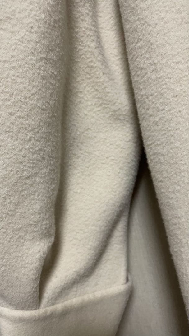 ★AURALEE ウールメルトンブルゾン オフホワイト　　size 0