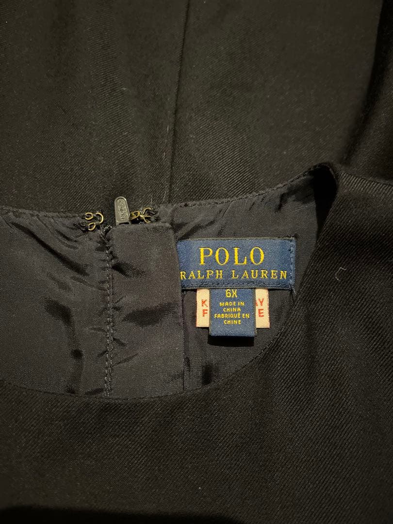 ラルフローレン　ジャンパースカート、カーディガン　120 卒園、発表会