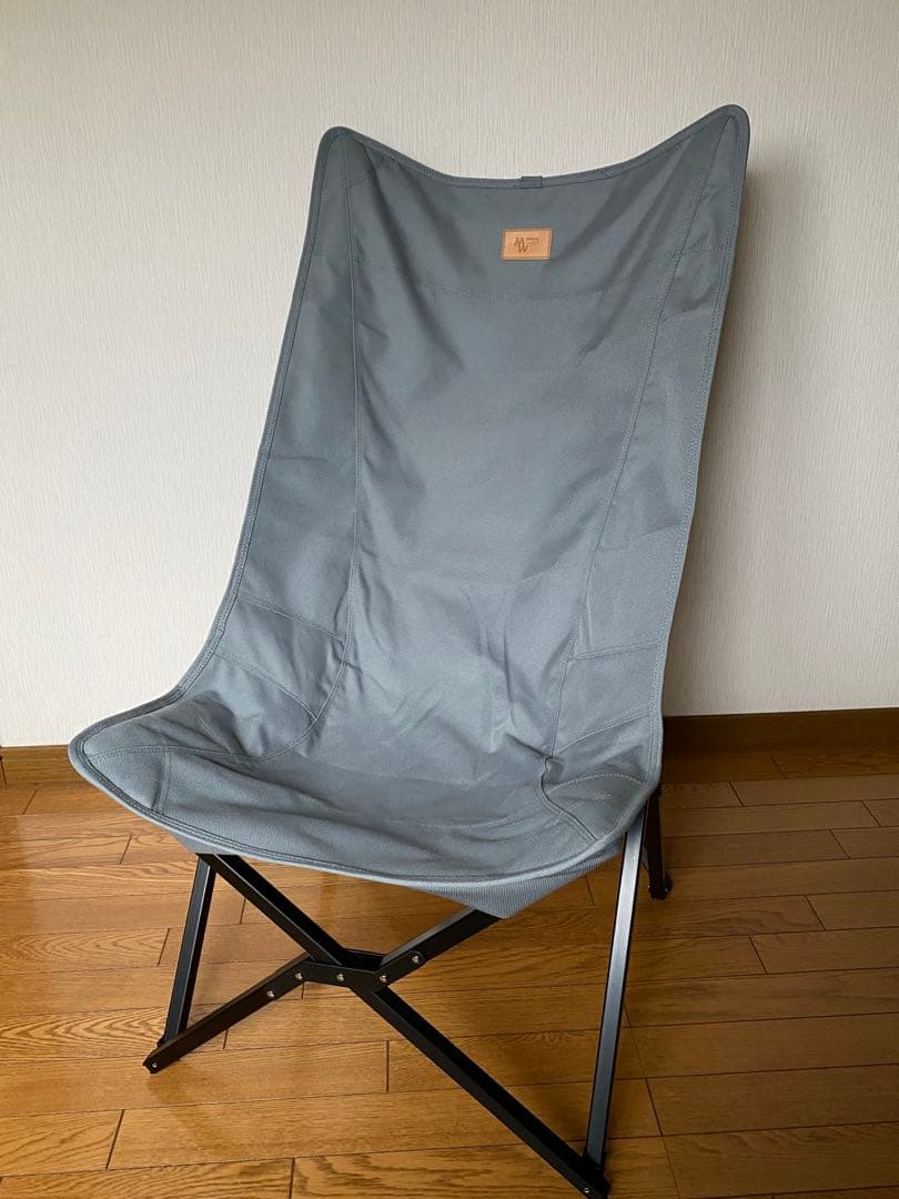 ミニマルワークス VORTEX CHAIR アウトドアチェア グレー ハイバック