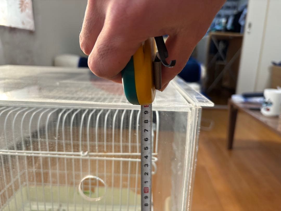 【よくやきコーテル】 アクリル工房製　鳥かご防音ケース おかもち式