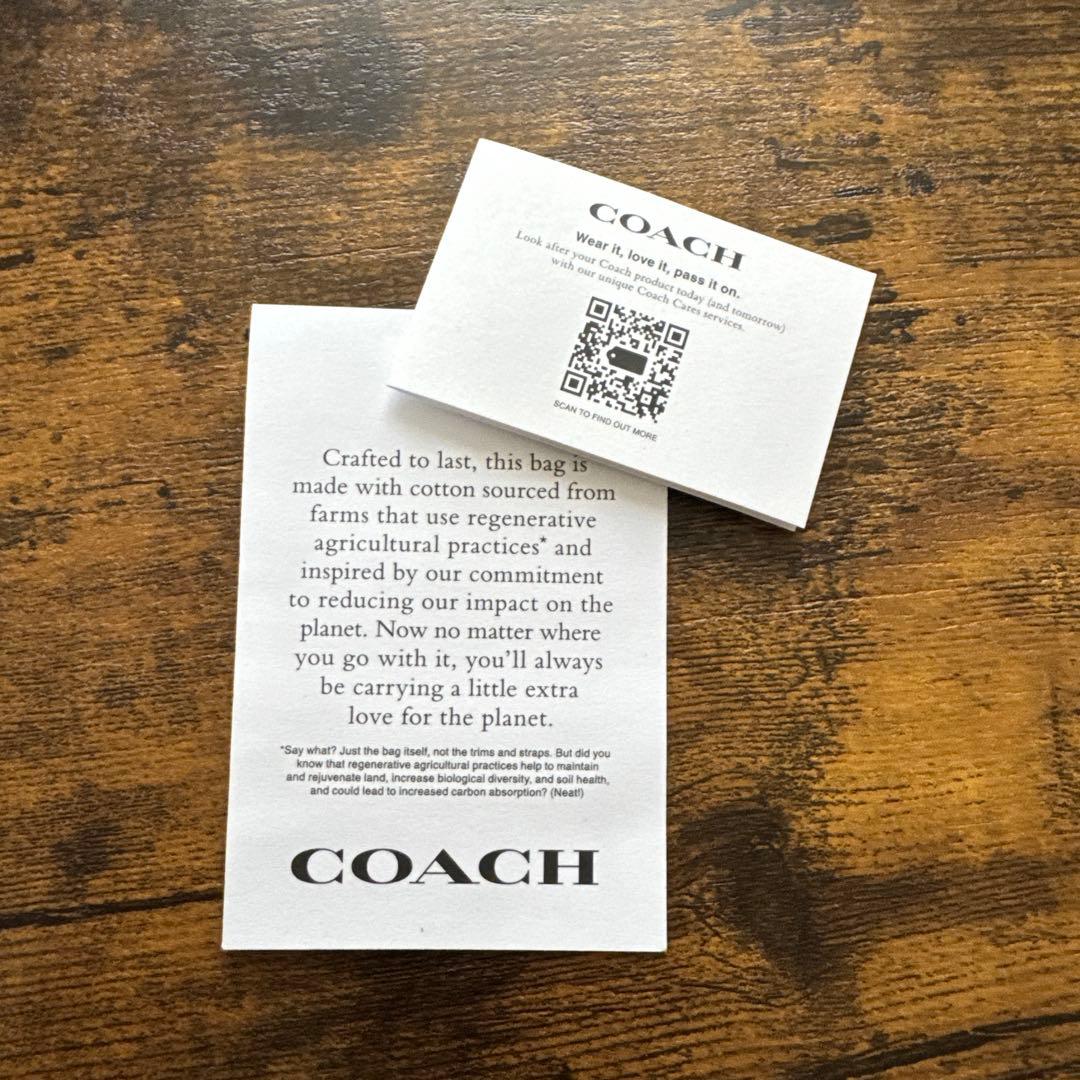 Coach ブラック スミス ラージ トート バッグ・シグネチャー デニム