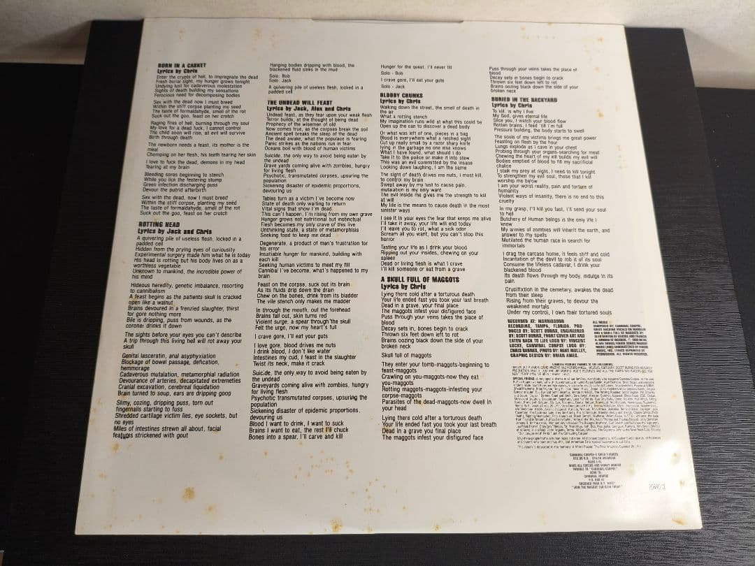 90年UK Cannibal Corpse Eaten Back to Life