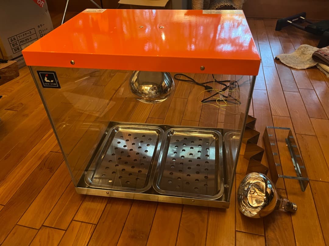 フード保温ケース　Kiprostar PRO-2FG　カウンターや屋台での販売用