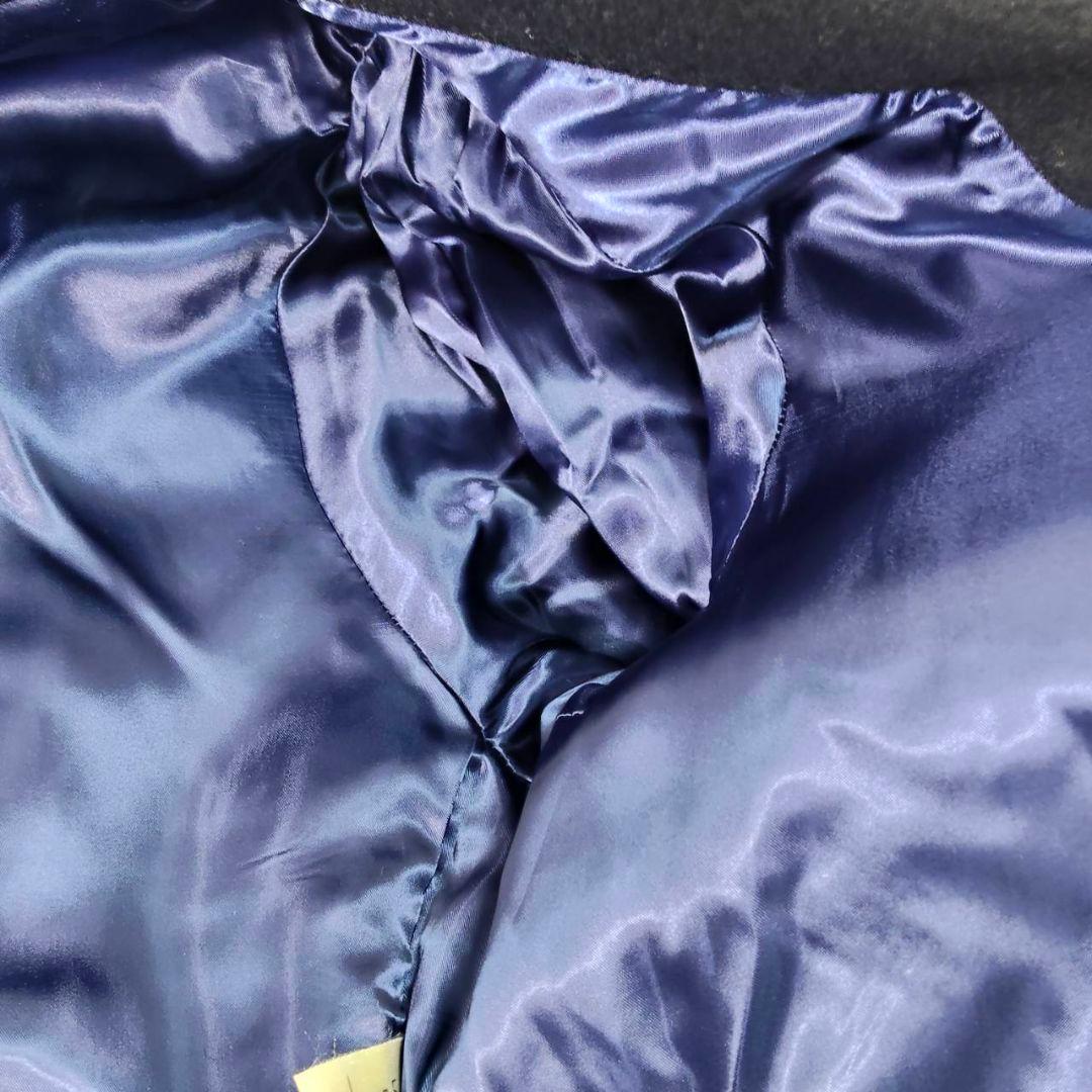 ラルフローレン マキシ丈 ダブルチェスターコート ウール ネイビー 美品