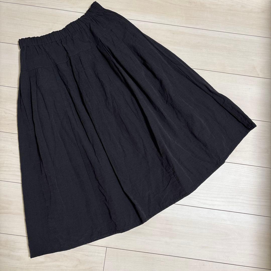 タイムセール☆ヤンマ産業　会津木綿　タックスカート