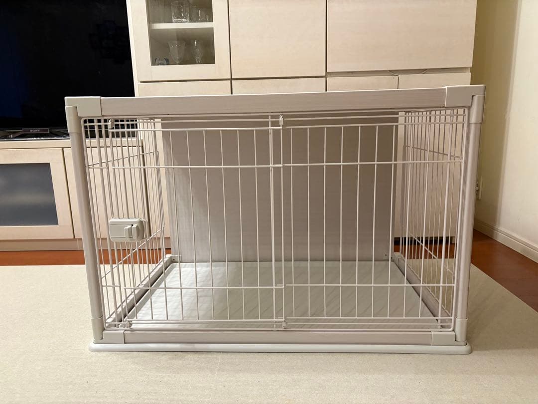 【美品】 犬 サークル ホワイト 小型犬用 ‎PIWS-960