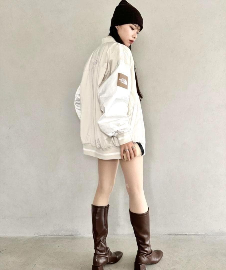 ノースフェイス ロゴ刺繍 ワッペン スタジャン プレイヤーヴァリティジャケット